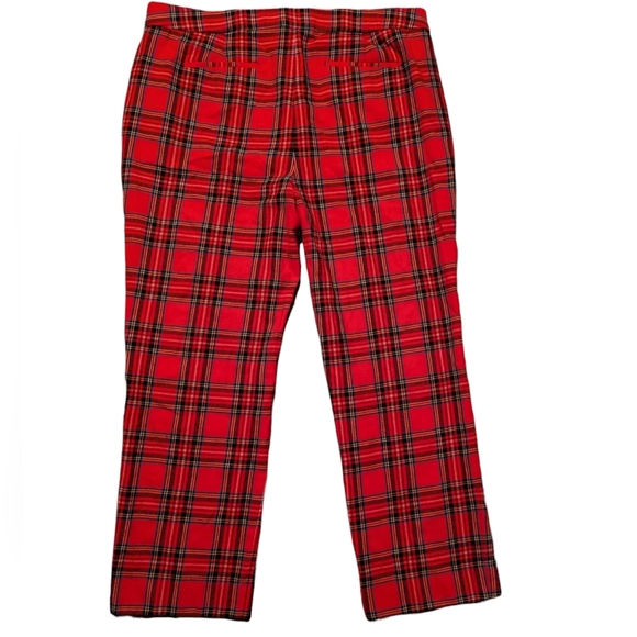 J Crew Wool Blend Plaid Tartan Pants - Picture 2 of 6